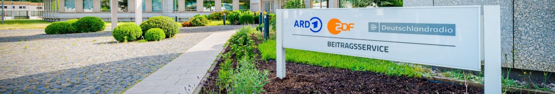 ARD ZDF Deutschlandradio Beitragsservice banner