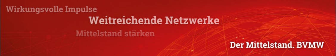 Der Mittelstand. BVMW banner