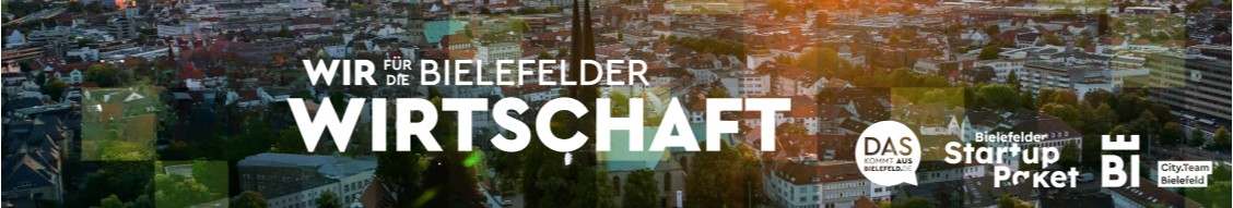 WEGE - Wirtschaftsförderung für Bielefeld banner