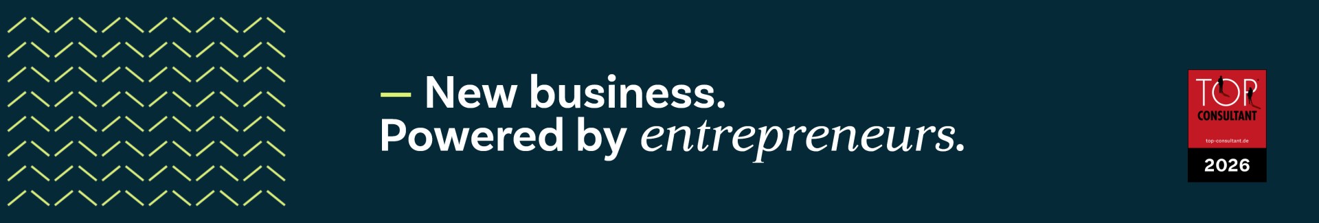 whataventure — New business. Powered by entrepreneurs. banner