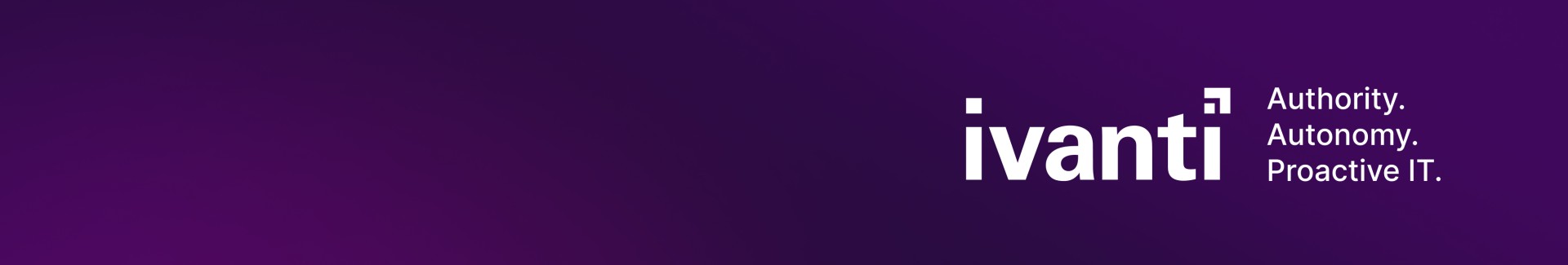 Ivanti banner