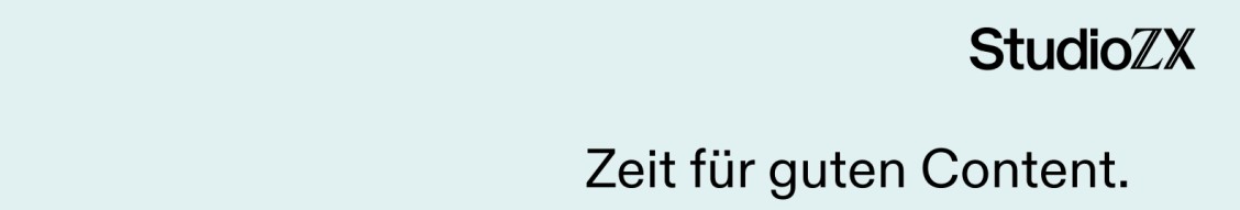 Studio ZX | ZEIT Verlagsgruppe banner