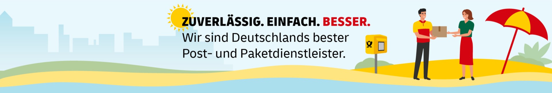 Deutsche Post und DHL banner